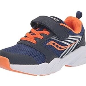 Saucony Unisex Wind FST size 3 kids // blue & orange // worn once